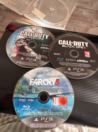 Set 3 Juegos PS3: Call of Duty Black Ops 1, 2 y Fa