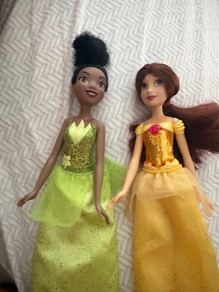 Pack de dos Muñecas Princesa Disney Tiana y Bella