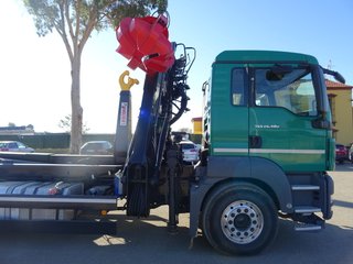 MAN TGS 26 480-CAMIONES GANCHO+GRUA