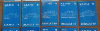 Manuales RENAULT 19 (26 unidades)