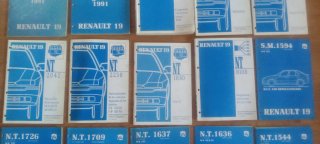 Manuales RENAULT 19 (26 unidades)