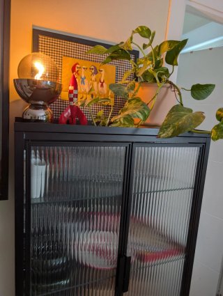 Vitrina Negra Cristal Metal Ikea