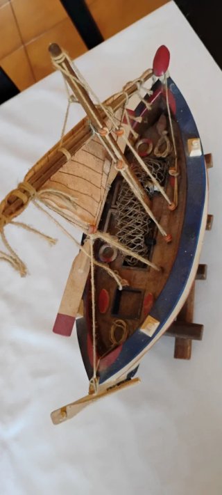 Barca de Pesca= Maqueta.