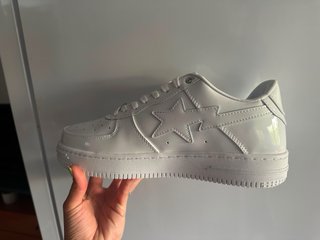 BAPE Triple White Zapatillas Brillantes