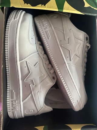 BAPE Triple White Zapatillas Brillantes