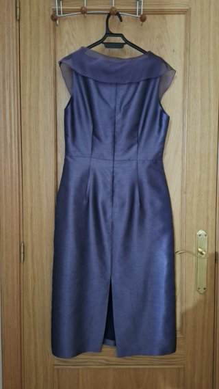 Vestido de fiesta morado Paco Verdeal