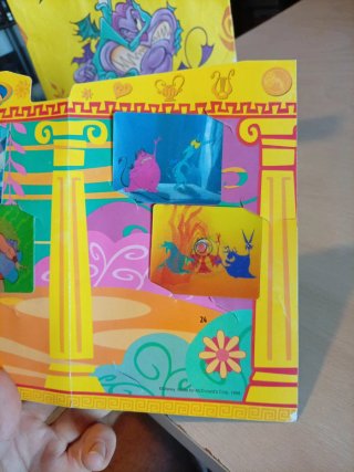 Bolsa y cartas lenticulares McDonald's Hércules