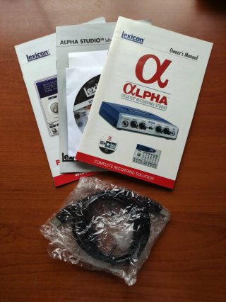 Lexicon Alpha 2.0 interfaz tarjeta sonido USB