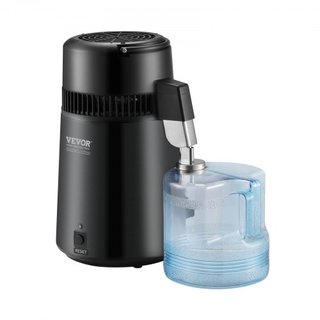 4L Máquina Purificadora de Agua Destilada de Encimera con Interior de Acero Inoxidable