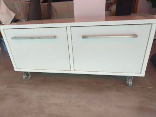 Mueble 2 cajones con ruedas