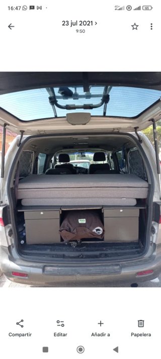Mueble Camper + Colchón Nuevo + Oscurecedores