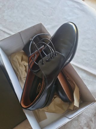 Zapatos Oxford Pielcort Negros