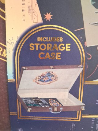 Lote Harry Potter: Maleta, Libro y Arte Foil