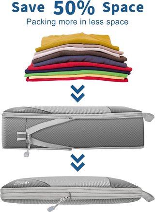 SET DE 5 BOLSAS ORGANIZADORES PARA MALETA