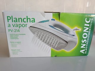 Plancha de vapor Ansonic. 1800w.