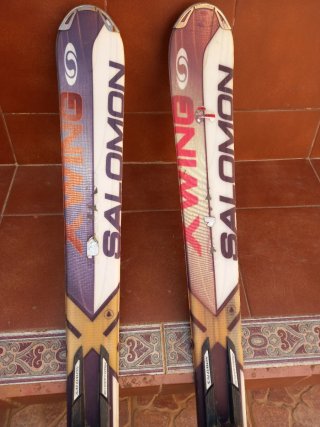Esquís Salomon X-Wing Tornado 162cm + Fijaciones