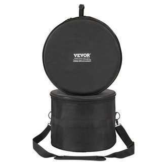Juego de bolsas para batería de 5 piezas, tela Oxford 1680D, bolsas y estuches acolchados con correa de hombro desmontable de 4.92 pies, asas de transporte, diseño plegable, para bombo de 22'', to...