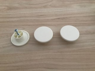 Pomos Cajonera Ikea Blanco (3 uds)