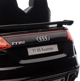Coche Eléctrico para Niños 3-5 Años 12V 3Km/H Licencia AUDI TT, Auto Eléctrico para Niños Con 2 Motores, Control Remoto 2.4G, Claxon, Música y Faros LED, Negro