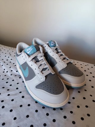 Nike Dunk Low Azul Gris Talla 38.5
