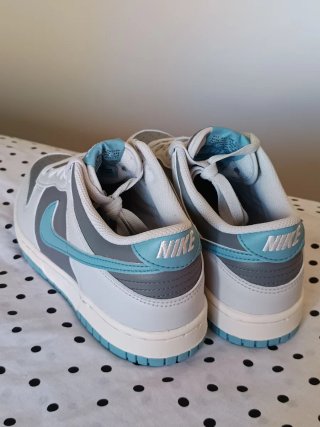 Nike Dunk Low Azul Gris Talla 38.5