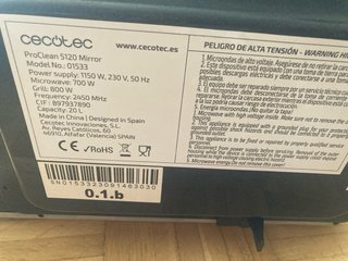 Microondas Cecotec ProClean 5120 Mirror