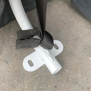 Toldo de Garaje al Aire Libre 2.8X2.4M para Motos y Bicicletas, Caseta de Jardín para Herramientas de Metal y Tela PE, Gris