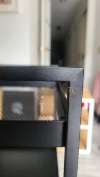 Carrito auxiliar IKEA negro Nissafors