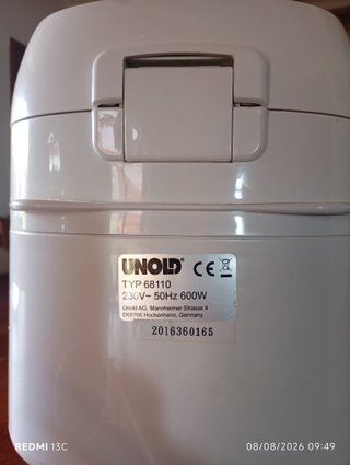 Panificadora UNOLD 68110