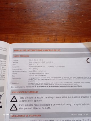 Panificadora UNOLD 68110