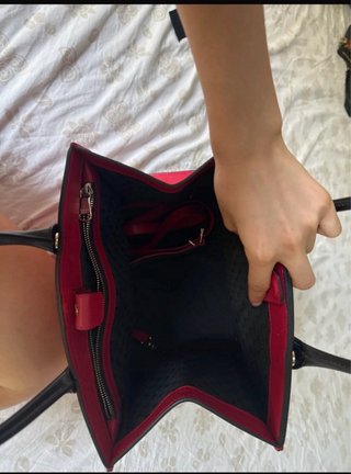 Borsa Patrizia Pepe Nera e Rossa