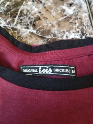 Camisetas Lois Talla M (Negra y Roja)