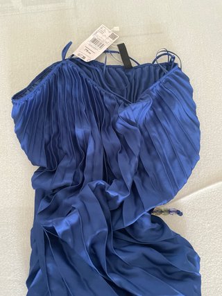 Vestido Mango Azul Talla S