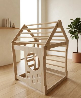 Casita niños lectura Escalada Montessori Madera