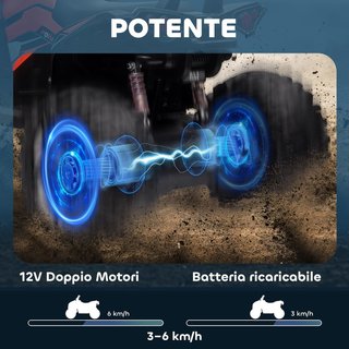 Quad Eléctrico de 12V para Niños de 3-5 Años 3-8Km/H, Coche Eléctrico para Niños con Batería de 10AH, Música, MP3, USB, Tarjeta TF, Faros y Pedal, en PP y Metal, 100X65X73 Cm, Amarillo