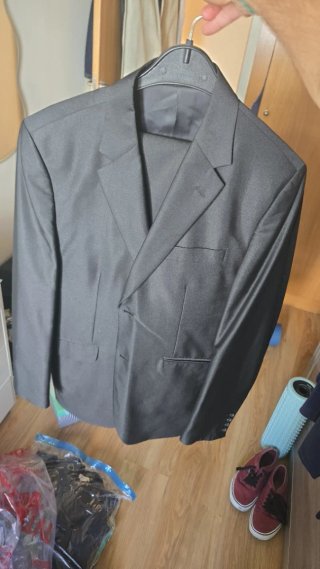 Traje negro completo