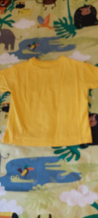 Camiseta GAP niño amarilla 3 años