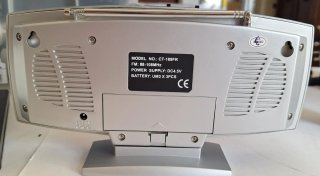 2 Radios despertadores Digitales Azules