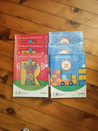 Lote Lengua y Matemáticas, 6 Primaria, Santillana