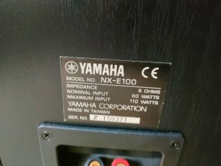 Altavoces Yamaha NX-E100 Negros