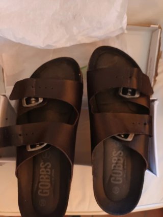 Ciabatte Gobbs Uomo Taglia 39 Marrone Scuro