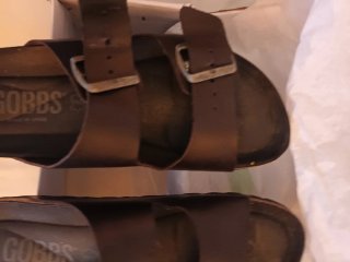 Ciabatte Gobbs Uomo Taglia 39 Marrone Scuro