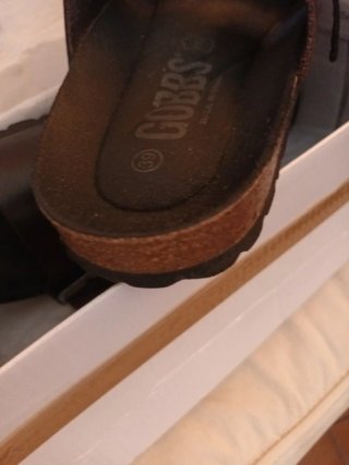 Ciabatte Gobbs Uomo Taglia 39 Marrone Scuro