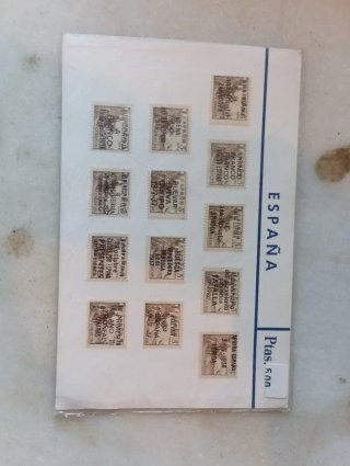 Lote Sellos España 1937-1938 guerra civil