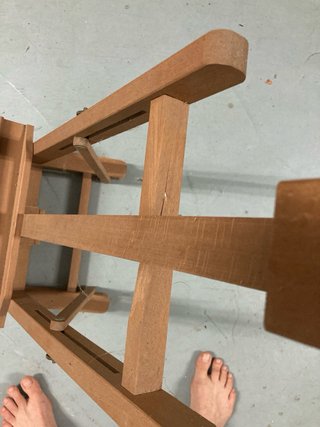 Caballete de sobremesa para pintura