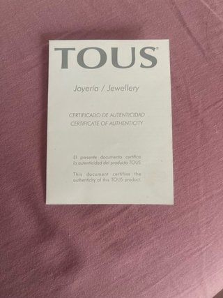 Anillo Tous Oso con Piedras Negras