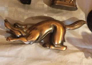 Figuras de metal bronce vintage (mecheros)