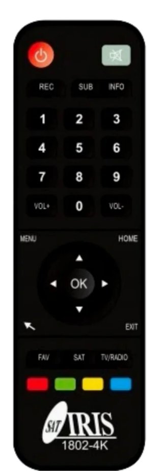 Mando a distancia IRIS 1802 4K