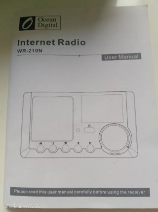 Radio Internet Ocean Digital WR-210N Negra