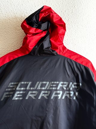 Chubasquero Ferrari T XL Negro/Rojo
